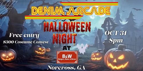 Halloween Party! @B&W Burgers, Buns & Brews