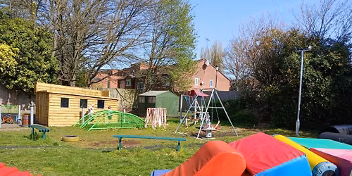 Secure Playground Open! Age 8s & under plus siblings. SEND-Friendly