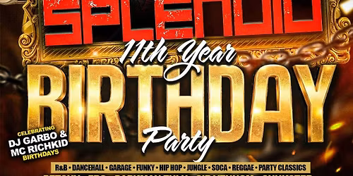Splendid 11th year birthday bash ft Mc Dt & Mc creed -Petchy -G smallz plus full splendid family -Sat March 14th 2026 - @ Woodford bar and grill -birthdays in March get special treatment -