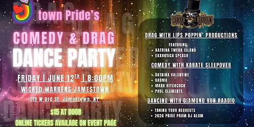 Comedy & Drag Dance Party