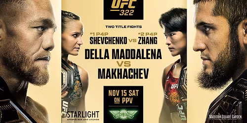 UFC 322 Watch Party in Starlight