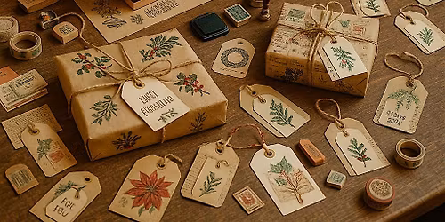 Handmade Holiday Gift Tags & Creative Wrapping