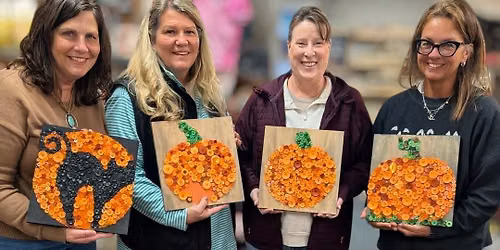 DIY Workshop: Create a Fall or Halloween Button Art Project - October 1st (6:30pm-8:30pm)