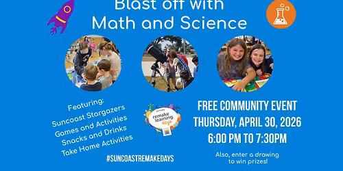 Free Event - Blast off with Math and Science