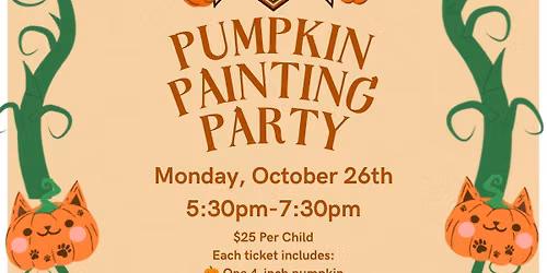 Pumpkin Painting at Conrad's!