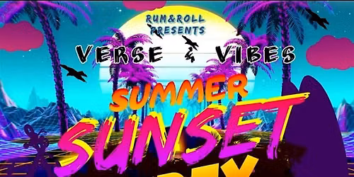 Verse & Vibes Summer Sunset Bus Party