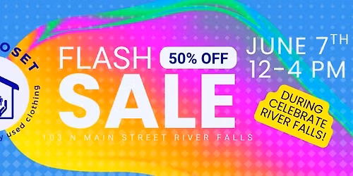 50% off SALE - June 7th