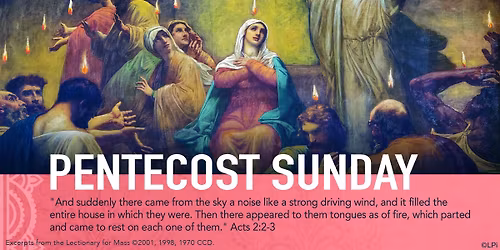 Vigil Mass for Pentecost