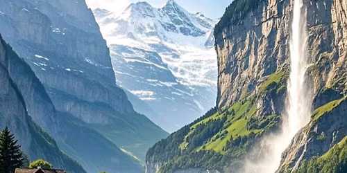 Swiss Dream: LAUTERBRUNNEN VALLEY, M\u00dcRREN and the RHINE FALLS