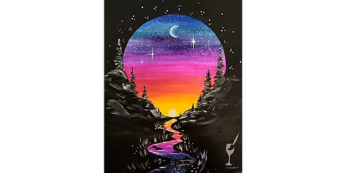 Colors of the Night - Paint and Sip in New Braunfels | Classpop!\u2122