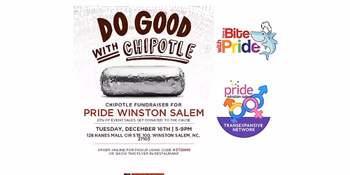 Bite with Pride At Chipotle in Winston Salem