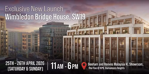Exclusive New Launch: Wimbledon Bridge House, SW19