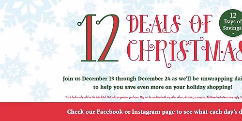 12 Deals of Christmas