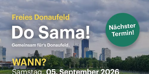 DO SAMA! | SAMSTAG 05. SEPTEMBER | 15:00 UHR