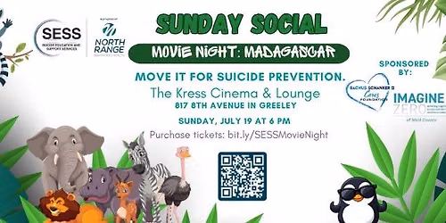 SESS Sunday Social Movie Night: Madagascar