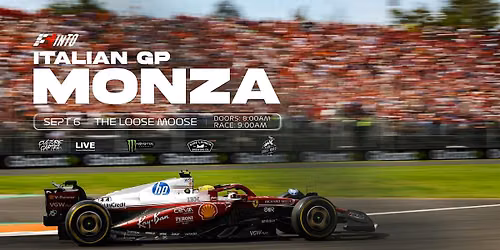 F1inTO Italian Grand Prix Watch Party. Toronto's Biggest F1 Party