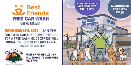Glide Xpress x Best Friends Animal Resource Center \u2014 Wash & Wag Fundraiser!