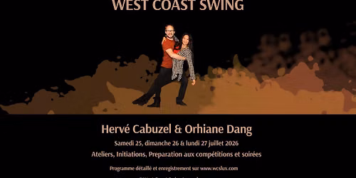 Summer WCS workshops with Herv\u00e9 Cabuzel and Orhiane Dang