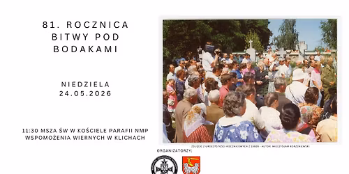 81. rocznica Bitwy pod Bodakami