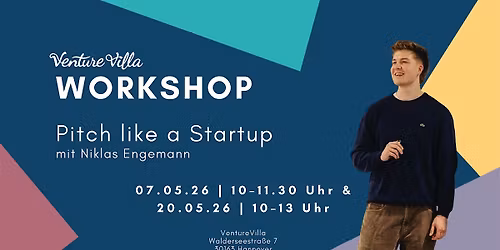 Pitch like a Startup: \u00dcberzeugend und mitrei\u00dfend pr\u00e4sentieren