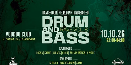 Drum and Bass Rave vol. 8 |  Kabelbreuk [NL] | 10.10 | Voodoo Club