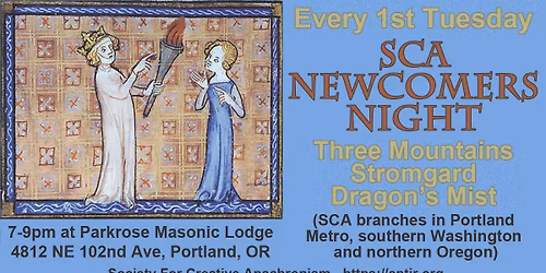 Tri-Baronial Newcomers Night