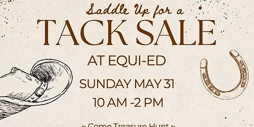 Community Tack Sale - Santa Rosa - May 31