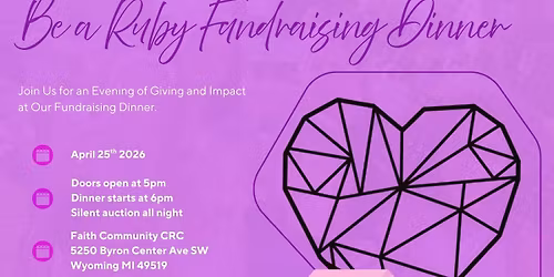 Be A Ruby Fundraising Dinner