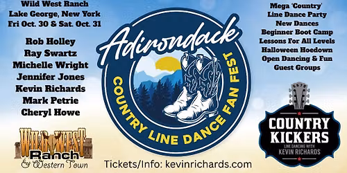 Adirondack Country Line Dance Fan Fest - Wild West Ranch, Lake George, NY