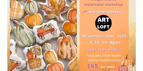 Edible Art: Autumn Harvest Cookie workshop 