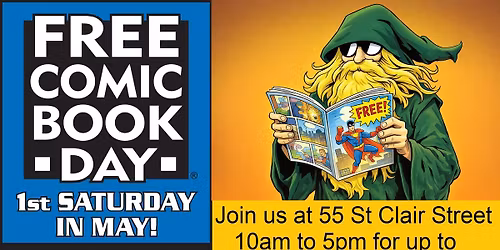 Free Comic Book Day\/ Comic Giveaway Day 2026 at the GME!