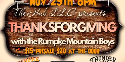 Thanks for giving with The Rumpke Mountain Boys