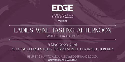 Ladies Wine Tasting Afternoon Presented by Edge Financial Group