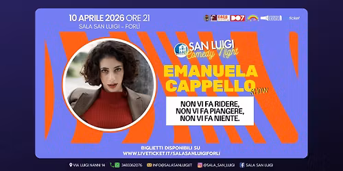 Non vi fa ridere, non vi fa piangere, non vi fa niente | Emanuela Cappello @Forl\u00ec