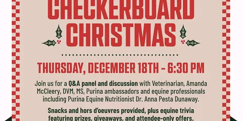 Checkerboard Christmas \ud83c\udf84\ud83d\udc34