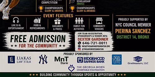 The 20th Annual Gardiner Memorial Basketball Classic Book bag Giveaway