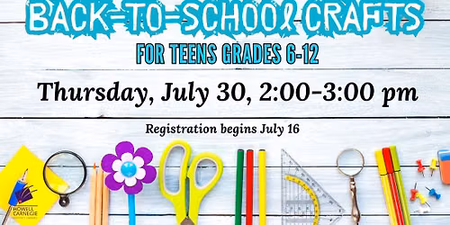 Back-to-School Crafts for Teens
