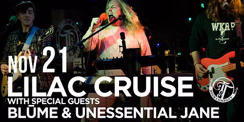Lilac Cruise with special guests Bl\u016bme & Unessential Jane