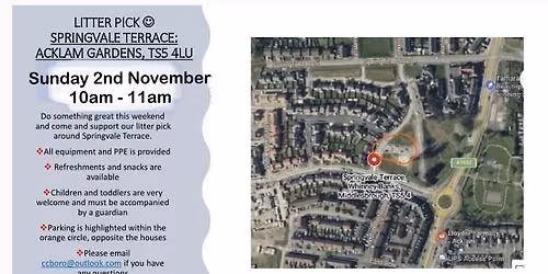 Litter Pick : Springvale Road, Acklam Gardens
