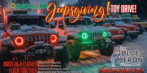 MOJO Attends Jeepsgiving @ The Blue Heron