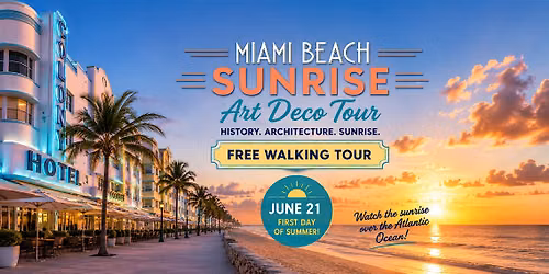 Free Miami Beach Sunrise Art Deco Walking Tour