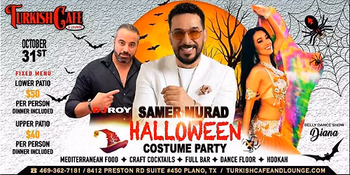 Samer Murad Holloween Party at Turkish Cafe & Lounge!