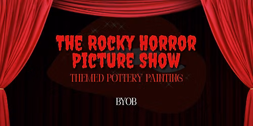 Rocky Horror Themed Pottery Painting