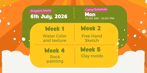 Art for All- every Monday in July