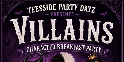 VILLAINS CHARACTER BREAKFAST PARTY