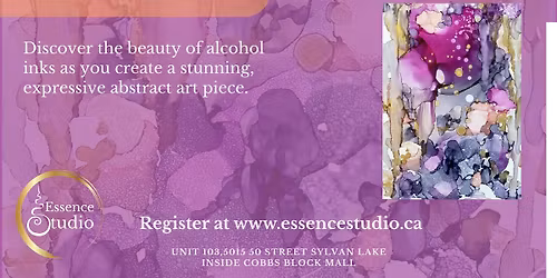 Abstract Alcohol Ink Workshop with Meghan