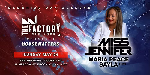 MISS JENNIFER EXTENDED SET MARIA PEACE B2B SAYLA  SUNDAY MORNING MAY 24TH