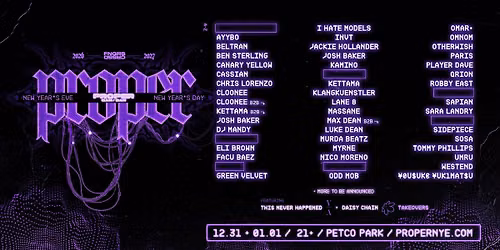 Proper NYE 26\/27