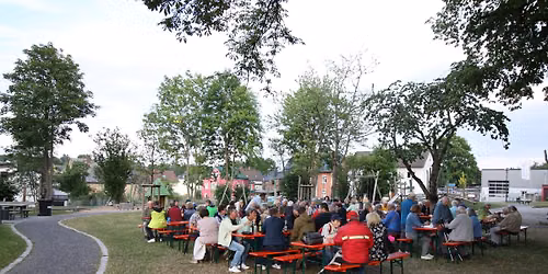 Biergartenbetrieb zum "Feuerl\u00e4uten"