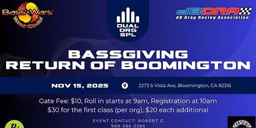Bassgiving - Return of Boomington